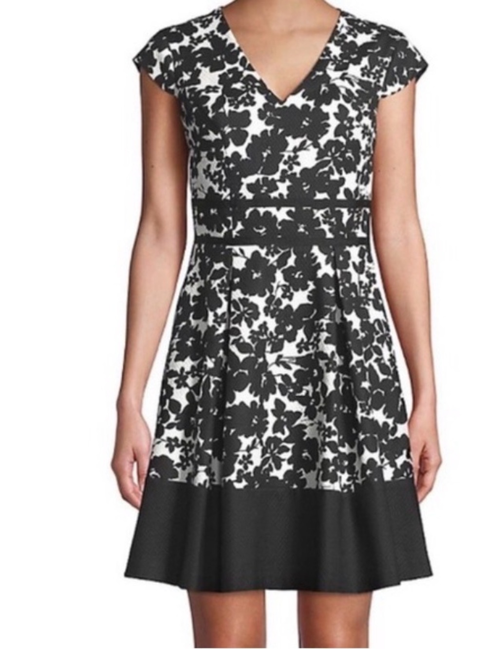 IMNYC Isaac Mizrahi Floral Fit & Flare Dress
